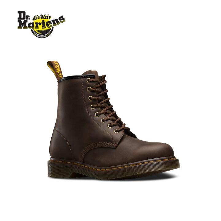 Dr Martens 1460 Original 8-Eye Boots Gaucho Crazy Horse (Brown - Main Image