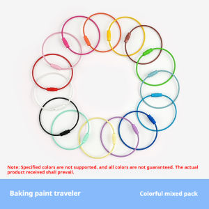 50PCS Stainless Steel Wire Keychains Luggage Tag Loops Wire Keychain Cable Wire Rings Key Tags Ring
