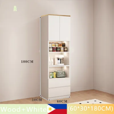 HOMEE Slim Cabinet Kitchen Island Kitchen Storage Cabinet Desk Cabinet Sideboard Wooden Cabinet Storage Cabinet