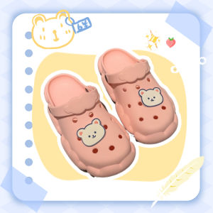 Tsion รองเท้าไอ้ต้าวก้อน หมีน้อยสุดน่ารักที่ตกแต่งอยู่บนรองเท้าสวมสุดปัง รองเท้านิ่มสบาย ต้องคู่นี้