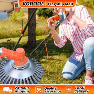 【Vodool】 หัวตัดหญ้าเหล็กไวร์สำหรับเครื่องตัดหญ้า ทนทาน ป้องกันสนิม ใช้งานง่ายในสวนและสนามหญ้า