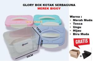 Mini Container Glory Box Kotak Serbaguna/ Lunchbox Tempat Bekal Plastik Bpa Free Merek biggy