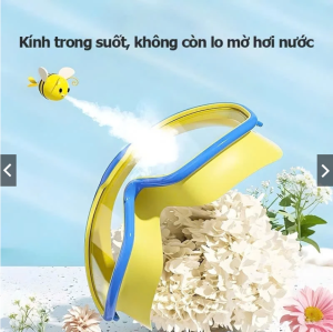 Kính Bơi Trẻ Em góc nhìn rộng có nút bịt tai Viền Silicon Mềm Mại Chống Nước Tuyệt Đối Không Đau Hằn