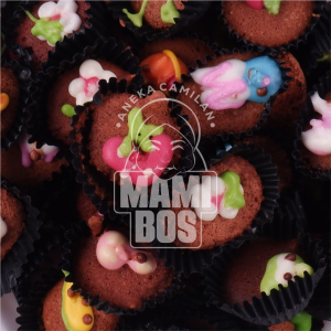 Brownies Karakter / Kue Cibi Berat 1 Kg /0.5 Kg (Set Kg) Harga Grosir Termurah | Camilan Mami Bos