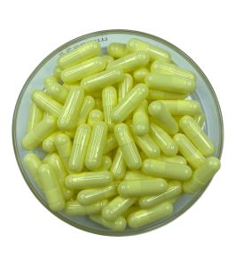 1000pcs Size 0 Light Yellow OSPA High Quality Empty Gelatin Capsule