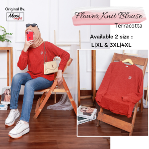 Blouse Wanita Kekinian - Atasan Wanita Terbaru Bahan Kaos Knit Rajut Melar Adem Premium
