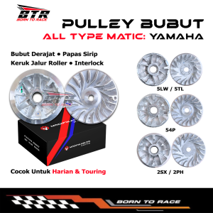 PULLEY SET BUBUT CUSTOM MIO SPORTY SOUL KARBU NMAX AEROX LEXI MIO M3 ALL TYPE YAMAHA MATIC MOTORCYCLE