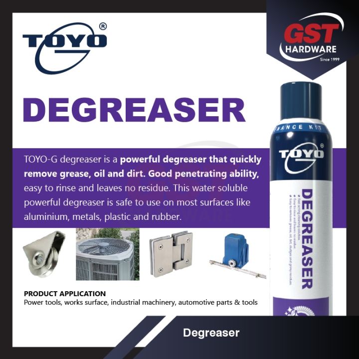 Toyo-G Degreaser Spray Degreaser Spray Degreaser Engine Degreaser ...