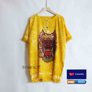 NEW - baju bali terbaru - motif tiedye warna - pria dan wanita - bahan katun - baju barong bali - kaos bali premium