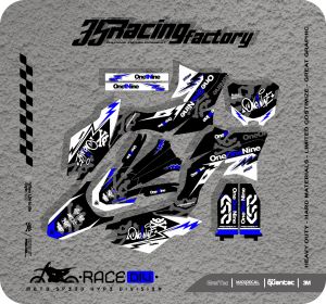 decal klx dtracker supermoto full body oneonenine