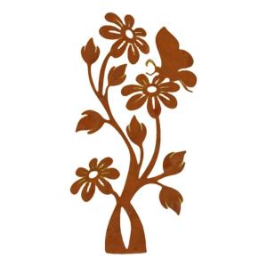 Rustproof Vintage Metal Garden Stakes Suitable For Outdoor Lawn Yard Decoration And Flower Bed Landscaping With Iron Art