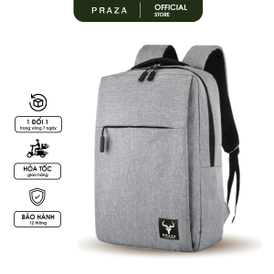 Balo Laptop Hàn Quốc Cao Cấp PRAZA Có Ngăn Đựng Laptop Đi Học Đi Làm Đi Chơi - BL174