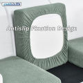 JustLiving Elastic Sofa Seat Cover Patchwork Cover CUSHION Seater SolidBack Cushion Stretchable Corn Fleece Sofa Cushion Cover Solid Color Simple Lazy Susan Cover Four Seasons Universal Sofa Cover. 