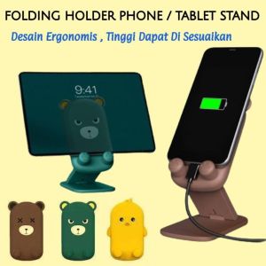 Stand Phone Holder HD 40 Holder Meja Universal buat Hp Tablet Lucu