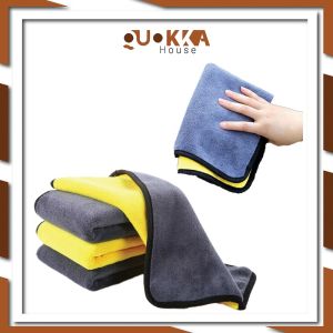 QUOKKA Good Water Absorption Car Cleaning Cloth Microfiber Towel For Car Cleaning House Keeping Penyerapan Air Yang Baik Kain Pembersih Kereta Tuala Microfiber Untuk Penyimpanan Rumah Pembersihan Kereta 好的吸水汽车清洁布超细纤维毛巾,用于汽车清洁屋保养