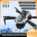 P21 GPS Drone kamera jarak jauh fotografi udara profesional murah dual camera drone premium laki-laki pria ulang tahun kado hadiah. 