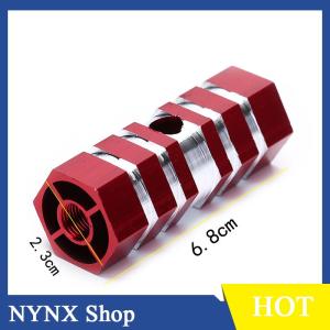 [NYNX] 2PCS Bike Pedals Aluminum Alloy Axles BMX MTB Pedal Bicycle Stunt Foot Pegs
