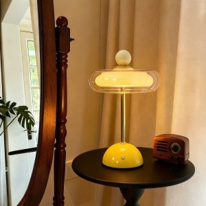 SXH Newly designed bud-shaped table lamp bedroom bedside lamp wedding dowry decoration ambient lighting Nordic-style girls desk mushroom lamp
