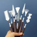 9PCS Palette Knife Palette Pisau Spatula Lukis Painting Knife Pisau Palet Pisau Lukis Art Tool Paint Chef. 