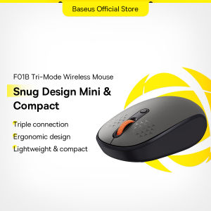 Baseus Creator Wireless Mouse 2.4 GHz with USB Receiver 1600 DPI Optical Tracking Compatible with PC Mac Laptop
