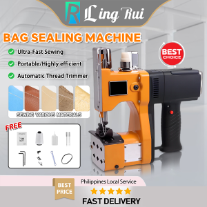 Sack Sewing Machine Sealer 220V Electric Bag Sealer Portable Durable Sealer Handheld Bag Closer Sewing Machine Heavy Duty Woven Bag Packer Best Selling For Woven Bags Leather Bags Rice Bags Fertilizer Bags Burlap Bags Cloth Bags