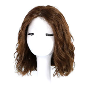 【Fast delivery】Elegant Cool Lady French Wave Wig Retro Hong Kong Style Wig Vintage Ladies Short Hair Wave Curly Wig-时尚假发