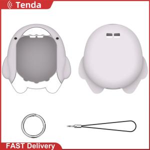 Vỏ silicon bảo vệ chống thấm nước da với dây chống sốc chống xước phim hoạt hình hình cá mập cho Tamagotchi Uni 2023