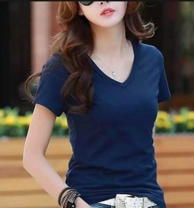 Promo murahhh !!!! Kaos VNeck L.XL polos cewek /kaos pendek wanita harga murah