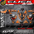 Honda Click 125i / 150i Version 2 Decals / VENOM DESIGN / STICKER FOR MOTORCYCLE PARTS AND ACCESSORIES. 