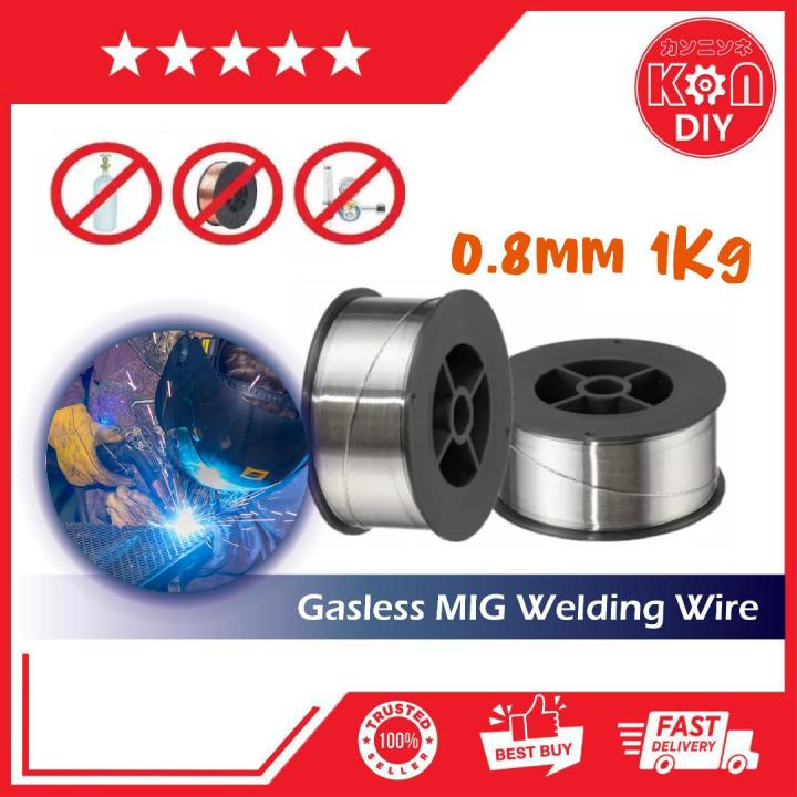 HITBOX 0.8mm Flux Core Gasless Welding Wire – 1kg (2lb) Roll For MIG