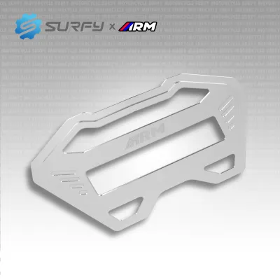 ARM Click 125i 150i v2 Panel Gauge Protector Cover Premium Full CNC Aluminum Speedometer Garnish With 3M Double-Sided Adhesive