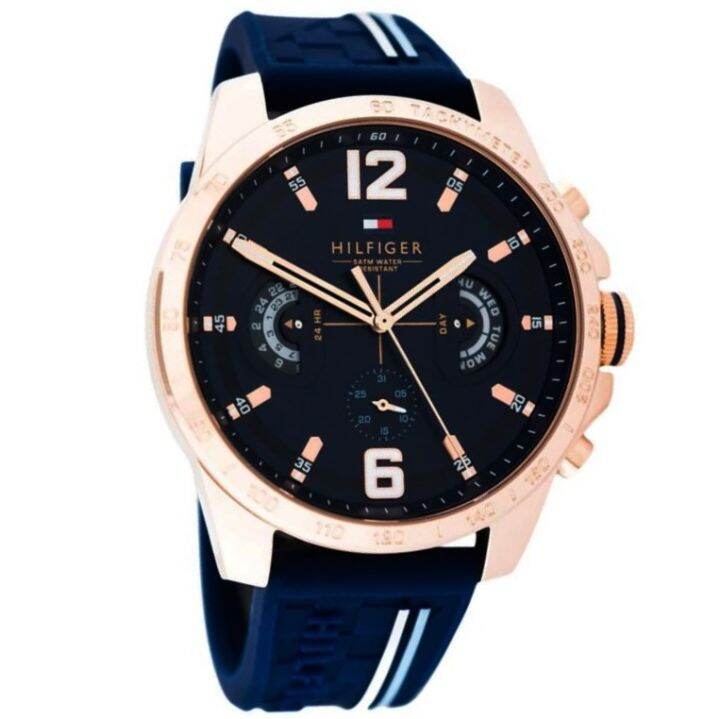 Tommy hilfiger clearance decker watch blue