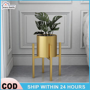 Iron flower stand Bracket Adjustable Flower Pot Stand Modern Iron (No including Flowerpot)