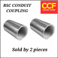 RSC Conduit Coupling Copling Steel 1/2" ( Sold per 2 piece ). 