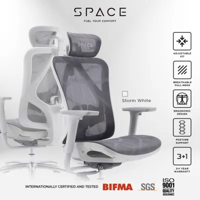 SPACE Ergonomic Chair - 4 Years Official Warranty*