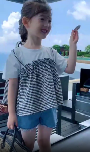 KYII Girls T-shirt fashionable princess blouse ky22009