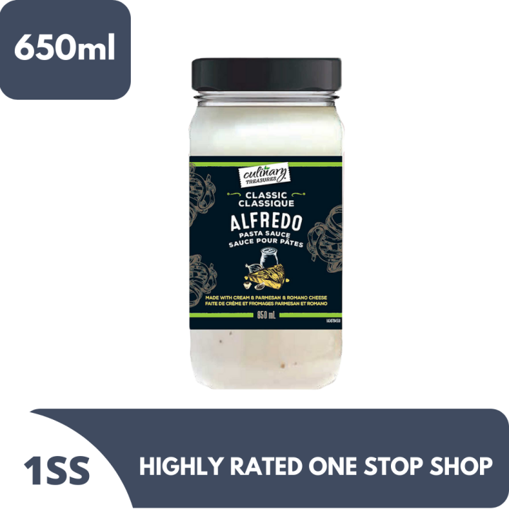 Culinary Treasures Classic Alfredo Pasta Sauce 650ml Lazada PH