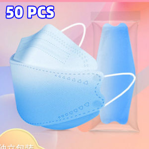 Independently packaged face mask Morandi color four layer high aesthetic Korean version fish mouth type kn95 máscara cubrebocas2026