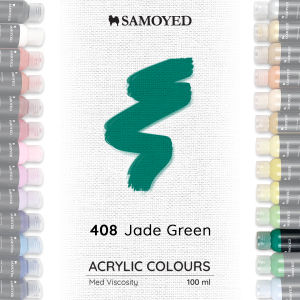 SAMOYED ACP-M100 Cat Lukis Akrilik / Acrylic Paint / Colours 100 ml Emas / Perak / Metalik / Gold / Silver / Metallic