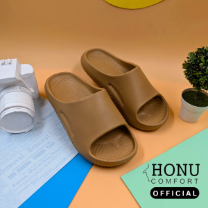 HONU COMFORT Women Men Slide Khaki Sandals Shoes Comfortable and Light Weight Footwear Boy Flipflop Slippers