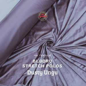 05 Meter Kain Bludru Polos / Beludru Gradasi - Original Import Kualitas Grade A - Lebar 1.7 Meter