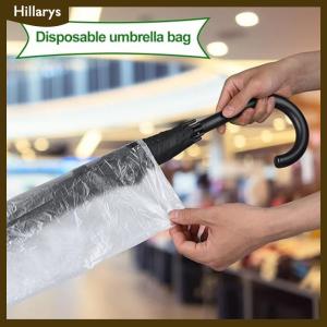 [Hillarys] 100pcs Disposable Umbrella Bag Transparent Waterproof Plastic Umbrella Cover For Hotel Lobby Doorway Umbrella Bag