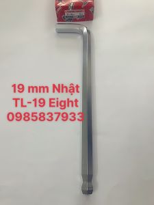 [Freeship+quà tặng 19k] Tay vặn Lục giác 19 mm chữ L đầu bi TL-19 Eight Nhật tại Máy NTT bảo hành dài hạn tháo lắp ốc chìm dễ dàng hiệu quả