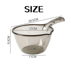 Transparent Clear Tabo Water Spoon: A Versatile Kitchen & Bathroom Tool
