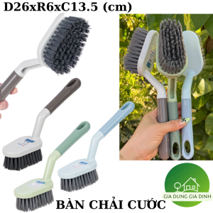 Bàn chải chà sàn cọ toilet nhà tắm việt nhật 5864 Bàn chải cước có tay cầm dài phong cách Đài Loan 1
