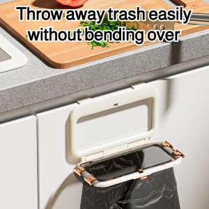 Trash Can Pull Ring Design Garbage Bag Hanger Organize Cleaning Utensils Practical and Convenient