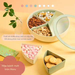 Hộp bánh mứt Tết INOCHI tiêu chuẩn Nhật Bản khay bánh mứt Tết hộp đựng bánh kẹo nhựa PP an toàn - Happy Life 4U