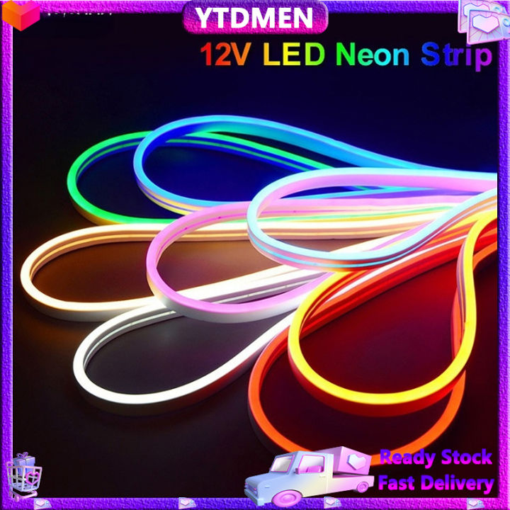 YTDMEN Neon Lights DC 12V 2835 LED Under Light Waterproof Led Strip Light Night Lamp for