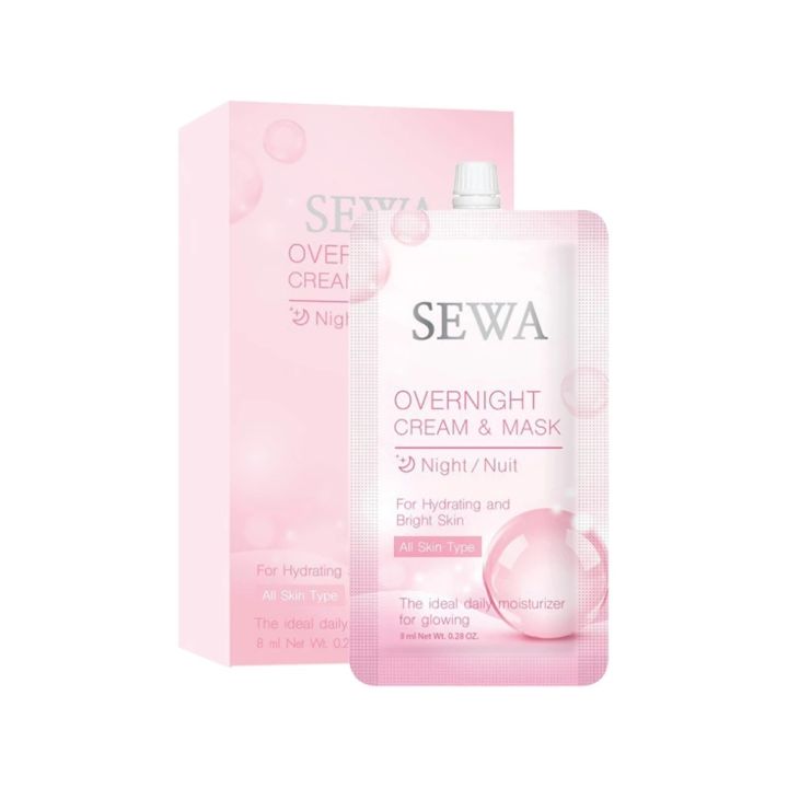 [โปร1กล่อง] เซวา โอเวอร์ ไนท์ ครีม แอนด์ มาสก์ Sewa Overnight Cream ...