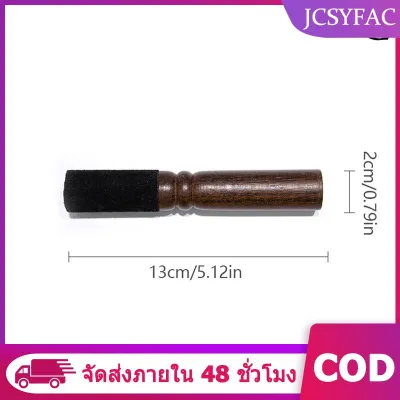 【JCSYFAC】 12 12 5 13ซม. ชามร้องเพลงของทิเบตด้ามหนังไม้ร้องเพลงของชาวพุทธค้อน